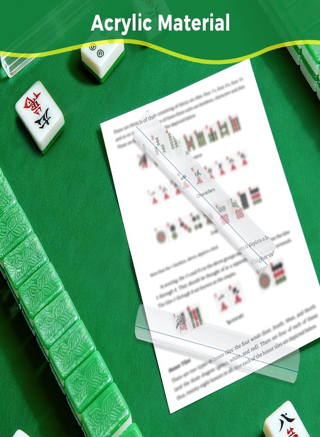 KCMOSGI 2 Pcs Mahjong Line Magnifier, Clear Mahjong Line Magnifying Finder, Mahjong Line Finder Tools for Beginner Players and Elderly Enthusiasts - Image 4